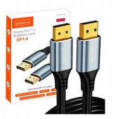 Kable komputerowe i do monitorów - Kabel Display Port 1.4 2K 4K 144Hz 8K 60Hz DisplayPort do TV PC Monitora 3m - miniaturka - grafika 1