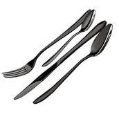 Zestawy sztućców - SZTUĆCE 4 ELEM. BERLINGER HAUS BH-2726 BLACK SILVER - miniaturka - grafika 1