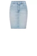 Spódnice - BOSS Spódnica damska, Turkusowy/Aqua449, 52 PL - miniaturka - grafika 1