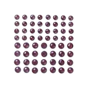 Scrapbooking - Kryształki Diamenciki Samoprzylepne Z Brokatem 8&Amp;10 Mm 60 Szt. Silver Dalprint - miniaturka - grafika 1