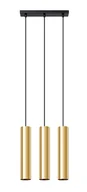 Lampy sufitowe - Złota potrójna lampa wisząca sople - 3X A416 F6-W83 - miniaturka - grafika 1
