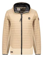 Kurtki męskie - Geographical Norway Kurtka zimowa "Carembar" w kolorze beżowym - miniaturka - grafika 1