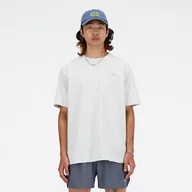 Koszulki męskie - Koszulka męska New Balance MT41533AHH  szara - miniaturka - grafika 1