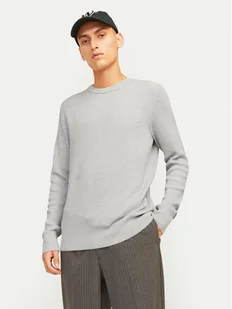 Jack&Jones Sweter Perfect 12257771 Szary Regular Fit - Swetry męskie - miniaturka - grafika 1