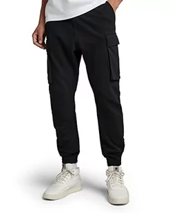 G-STAR RAW Cargo Pkt SW Spodnie męskie, Czarny (Dk Black A613-6484), XS - Spodnie męskie - miniaturka - grafika 1