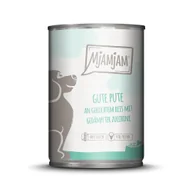 Mokra karma dla psów - MjAMjAM Adult, 6 x 400 g - Dobry indyk z gotowanym ryżem - miniaturka - grafika 1