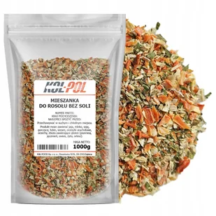 PRZYPRAWA DO ROSOŁU BEZ SOLI 1kg Naturalna mieszanka warzywna Kol-Pol - Przyprawy i zioła sypkie - miniaturka - grafika 1