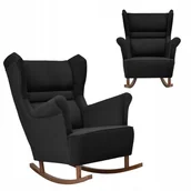 Fotele - Fotel uszak bujany skandynawski Zoja Family Meble - miniaturka - grafika 1