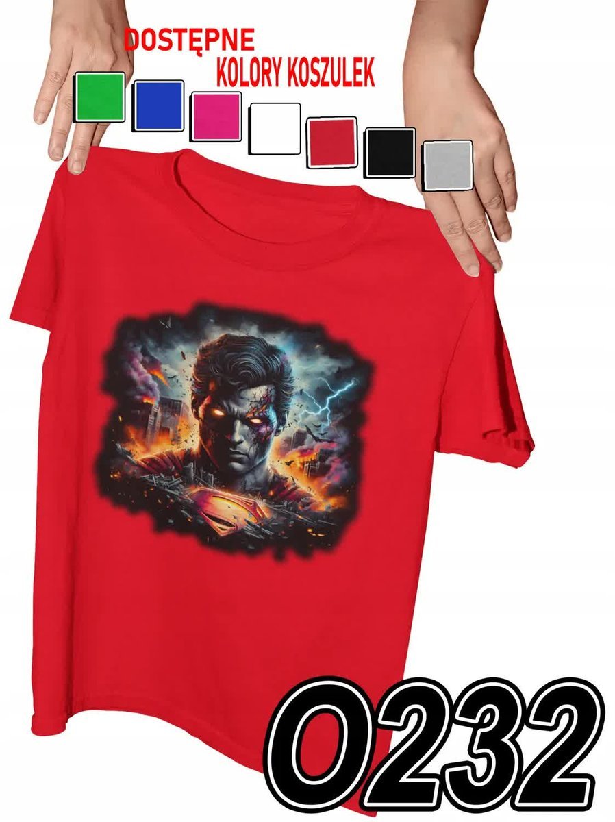 Koszulka Dziecięca Z Nadrukiem Avengers Bohater Marvel - M 134-140