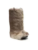 Kozaki damskie - Vibram Fivefingers Buty Vybrid Fur Boot 13W2601 Brązowy - miniaturka - grafika 1