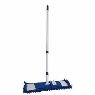 LUMARKO Mop Szenilowy Duo Niebieski Z drążkiem Teleskopowym F FEN000434 - Miotły, szufle, mopy - miniaturka - grafika 1