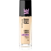 Podkłady do twarzy - Maybelline Fit Me w płynie odcień 110 30 ml - miniaturka - grafika 1