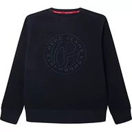 Bluzy dla chłopców - Pepe Jeans Otten Bluza chłopięca, Niebieski (Dulwich), 16 lat - miniaturka - grafika 1