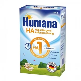 Humana HA 1 mleko początkowe 500 g - Mleko modyfikowane - miniaturka - grafika 1