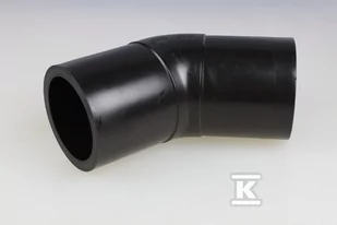 Łuk 45 stopni doczołowy 110X6.6 SDR17 , woda-gaz - Łączniki, trójniki, kształtki - miniaturka - grafika 1