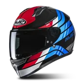 Kaski motocyklowe - Kask Integralny HJC C10 Hiper Czarny/Czerwony/NiebieskiM - miniaturka - grafika 1