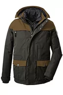 Kurtki męskie - G.I.G.A. DX (GIGEQ Męska kurtka funkcyjna z odpinanym kapturem GW 36 MN JCKT, zielono-antracytowa, XXL, 38538-000 - miniaturka - grafika 1