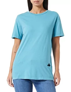 Koszulki i topy damskie - Replay T-shirt damski, 886 Blue, M - grafika 1