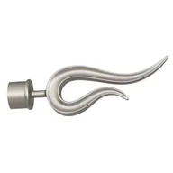 Karnisze - Zakończenie satyna nikiel VIOLO 19 mm Bojanek - miniaturka - grafika 1