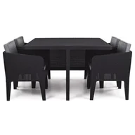 Meble ogrodowe - Keter Zestaw Columbia Set 5 Szary KET17202279SZ - miniaturka - grafika 1