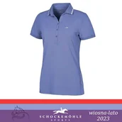 Koszulki jeździeckie - Schockemohle Koszulka damska MANJA SS 2023 - jeans - miniaturka - grafika 1