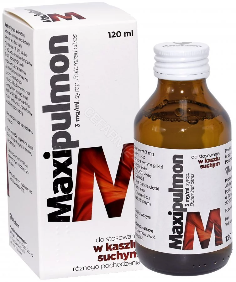 Aflofarm Maxipulmon 3 mg/ml syrop 120 ml