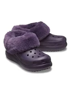 Kapcie damskie - Crocs Slippersy "Furever Crush" w kolorze fioletowym - miniaturka - grafika 1