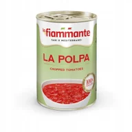 Pasztet i przetwory mięsne - Polpa Pomidorowa Pomidory Krojone 400 G La Fiammante Włoskie - miniaturka - grafika 1
