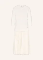 Sukienki - Joop! Sukienka Taren Z Mieszanki Materiałów weiss - miniaturka - grafika 1
