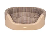 Legowiska dla psów - Ami Play Legowisko Elipsa Venus złote S - miniaturka - grafika 1