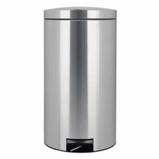 Brabantia Kosz na śmieci do segregowania pedałowy Twin Bin stal matowa FPP wieko - Kosze na śmieci - miniaturka - grafika 1