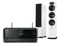 Kino domowe - Yamaha RX-V6A (czarny) + Tesi 6 (biały) - miniaturka - grafika 1