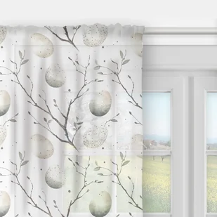 Firana SPRING wzór SP23 pisanki 140 x 150 cm - Firany - miniaturka - grafika 1