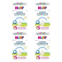 Hipp 5 Junior Combiotik produkt na bazie mleka dla przedszkolaka Zgrzewka 4 x 550 g - Mleko modyfikowane - miniaturka - grafika 1