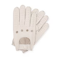 Rękawiczki - Męskie rękawiczki skórzane samochodowe - miniaturka - grafika 1