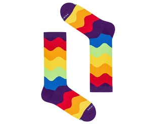 Kolorowe skarpetki - Tylna 99m4 - Skarpetki męskie - miniaturka - grafika 1