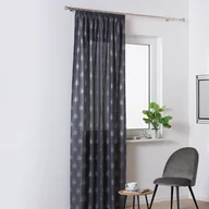 Zasłony - Zasłona Asteria antracyt 140 x 260 cm na taśmie - miniaturka - grafika 1