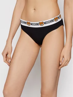 Majtki damskie - Moschino Underwear Swim Figi klasyczne 4711 9003 Czarny - grafika 1