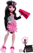 Figurki dla dzieci - Monster High Fearbook Strasznik Draculaura Zestaw z lalką z motywem klubu filmowego i akcesoriami, takimi jak kurtka, rocznik szkolny, scenariusz i .. - miniaturka - grafika 1