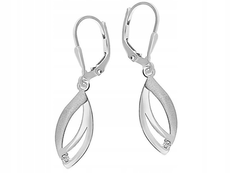 Srebrny komplet biżuterii 925 ażurowe z cyrkoniami ekskluzywny wzór prezent