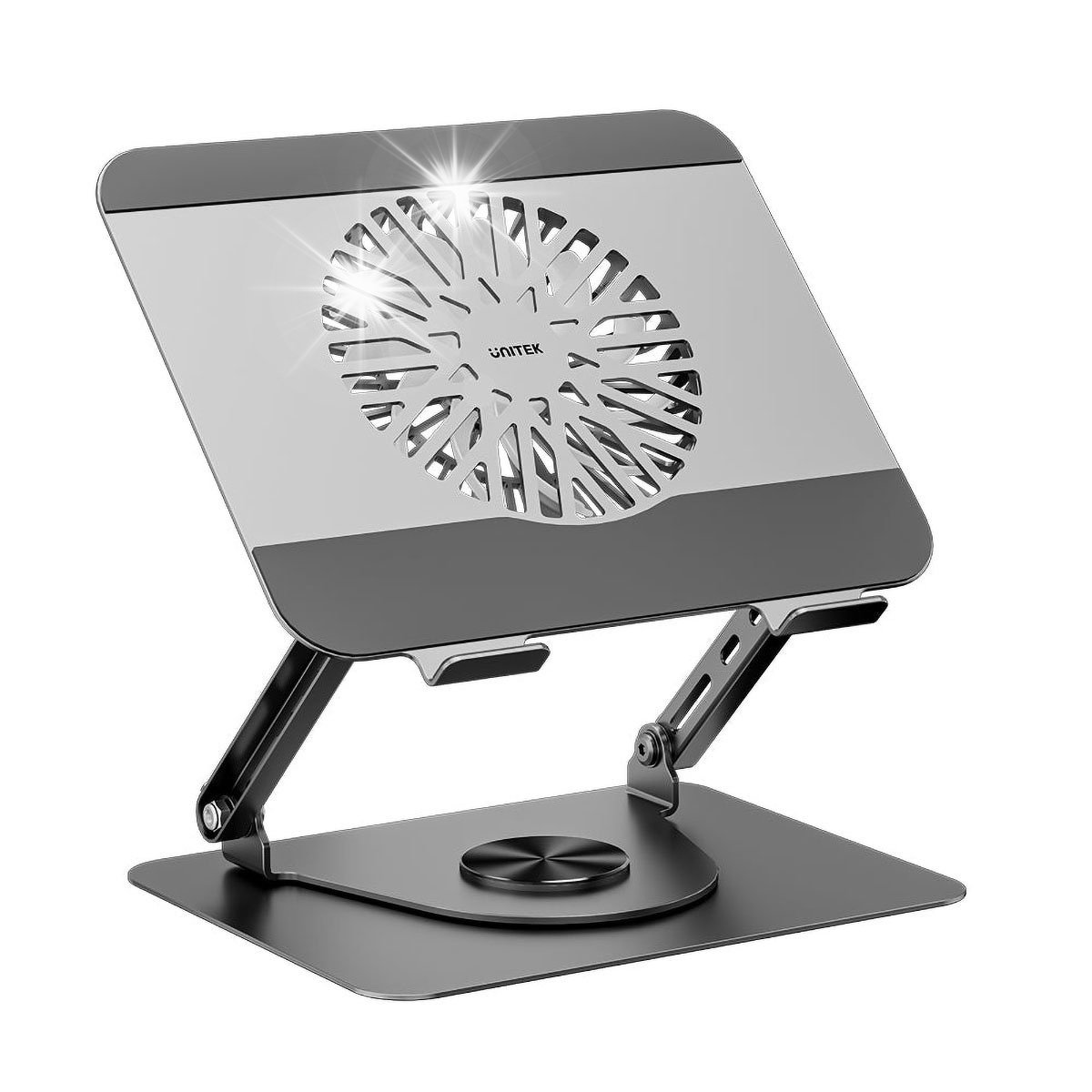 Unitek Podstawka chłodząca pod laptopa regulowana 360°, 8''- 17,3''
