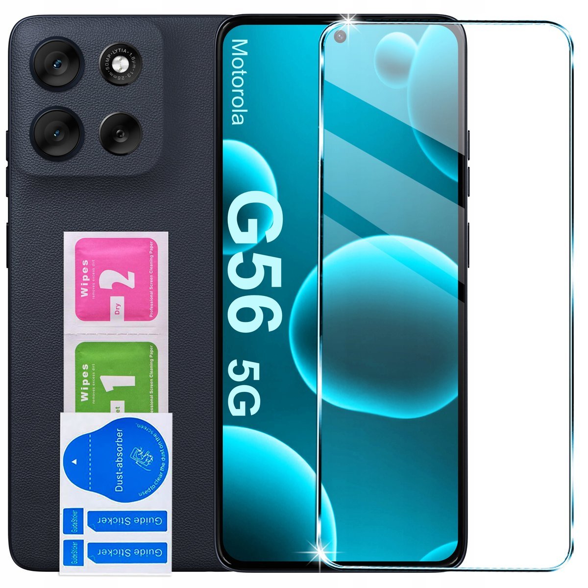 Szkło Hartowane 9H Szybka SZKIEŁKO OCHRONNE do Motorola G56 5G