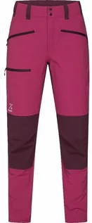Odzież trekkingowa damska - Damskie spodnie Haglofów Mid Standard ciemno różowy. czerwona - grafika 1