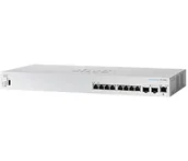 Switche - Cisco CBS350 Zarządzany L3 10G Ethernet (100/1000/10000) 1U Czarny, Szary CBS350-8XT-EU-RF - miniaturka - grafika 1