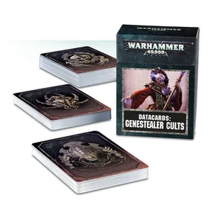 Games Workshop Datacards: Genestealer Cults (angielski) (51-42-60) 60220117002 - Akcesoria do gier planszowych - miniaturka - grafika 1