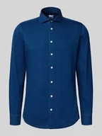 Koszule męskie - Koszula biznesowa o kroju slim fit z kołnierzykiem typu kent model ‘Spread’ - miniaturka - grafika 1