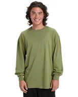 Koszulki męskie - Quiksilver Koszulka z krótkim rękawem Salt Water LS Green S - miniaturka - grafika 1