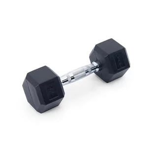HANTLA MOVO ® DUMBBELL HEX 22,5 kg | HANTLE OGUMOWANE - Hantle i ciężarki - miniaturka - grafika 1