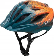 Kaski rowerowe - Kask rowerowy dla dzieci Ked Street Junior Pro M arcadia green orange 53-58 - miniaturka - grafika 1