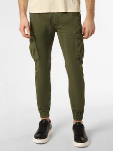 Alpha Industries Spodnie Mężczyźni Bawełna zielony jednolity, S - Spodnie męskie - miniaturka - grafika 1